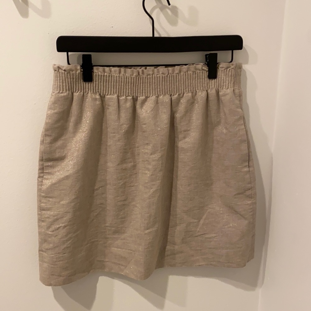Gold Skirt - J Crew - size 2
